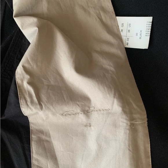 Rick Owens Oversized Cape Blazer Single Breasted Button 38 Unlined Silk Wool - Picture 5 of 8